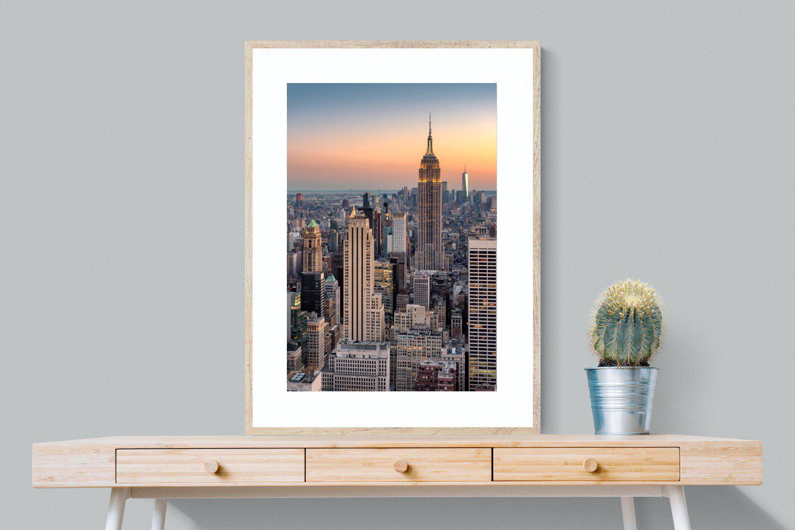 New York-Wall_Art-75 x 100cm-Framed Print-Wood-Pixalot
