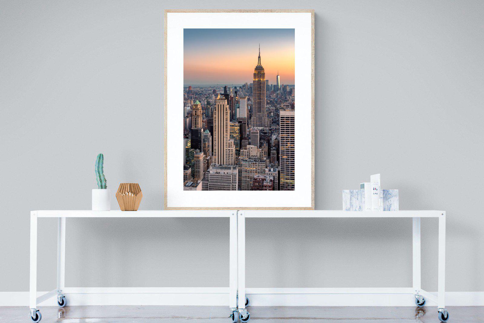 New York-Wall_Art-90 x 120cm-Framed Print-Wood-Pixalot