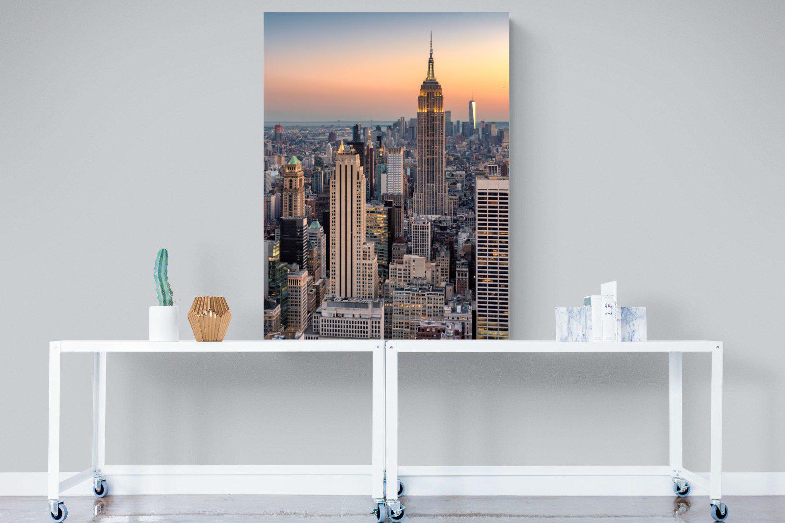New York-Wall_Art-90 x 120cm-Mounted Canvas-No Frame-Pixalot