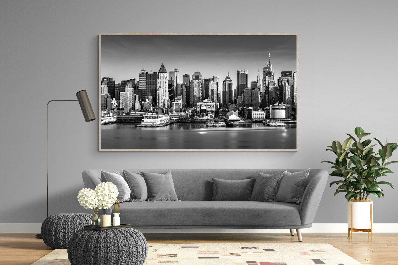 New York Skyline-Wall_Art-220 x 130cm-Mounted Canvas-Wood-Pixalot