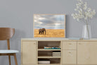 Ngorongoro Ele-Wall_Art-60 x 45cm-Mounted Canvas-Wood-Pixalot