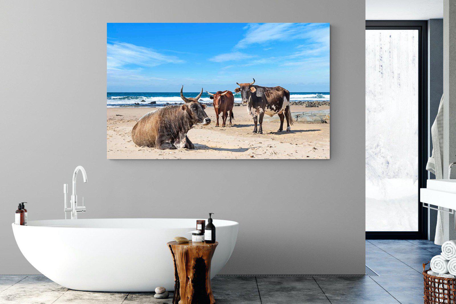 Nguni Album Cover-Wall_Art-180 x 110cm-Mounted Canvas-No Frame-Pixalot