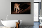 Night Leopard-Wall_Art-180 x 110cm-Mounted Canvas-Wood-Pixalot