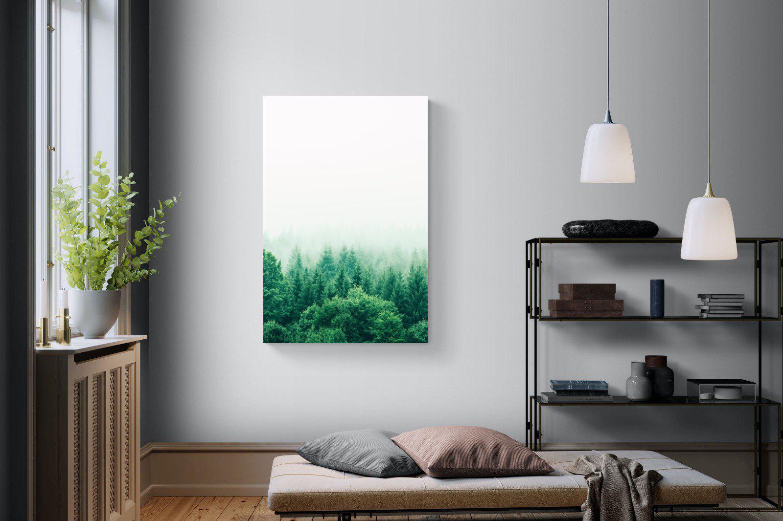 Nordic Forest-Wall_Art-100 x 150cm-Mounted Canvas-No Frame-Pixalot