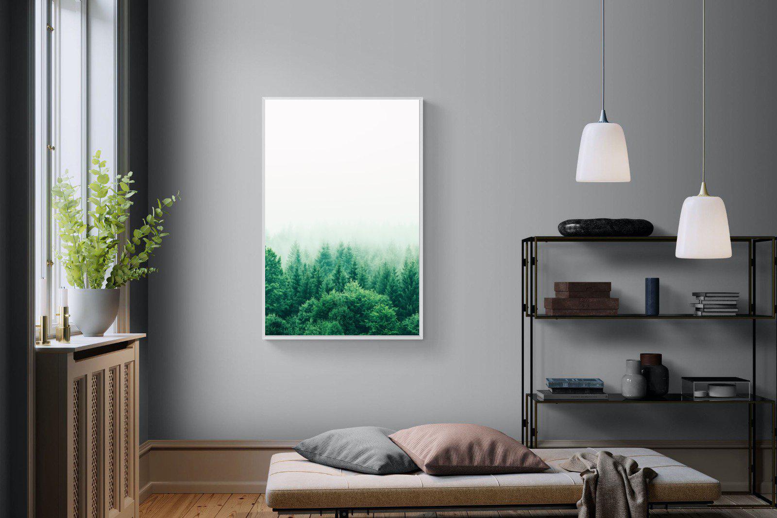 Nordic Forest-Wall_Art-100 x 150cm-Mounted Canvas-White-Pixalot