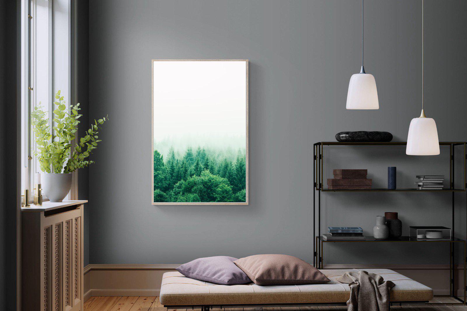 Nordic Forest-Wall_Art-100 x 150cm-Mounted Canvas-Wood-Pixalot