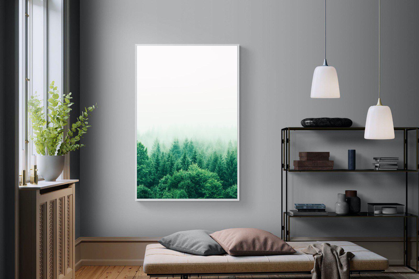 Nordic Forest-Wall_Art-120 x 180cm-Mounted Canvas-White-Pixalot