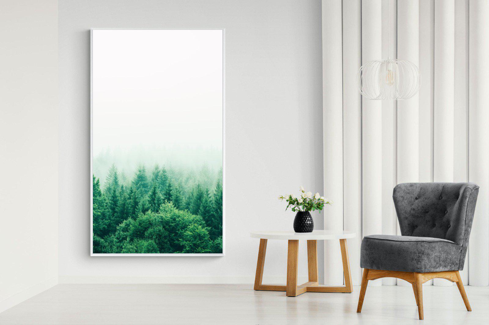 Nordic Forest-Wall_Art-130 x 220cm-Mounted Canvas-White-Pixalot