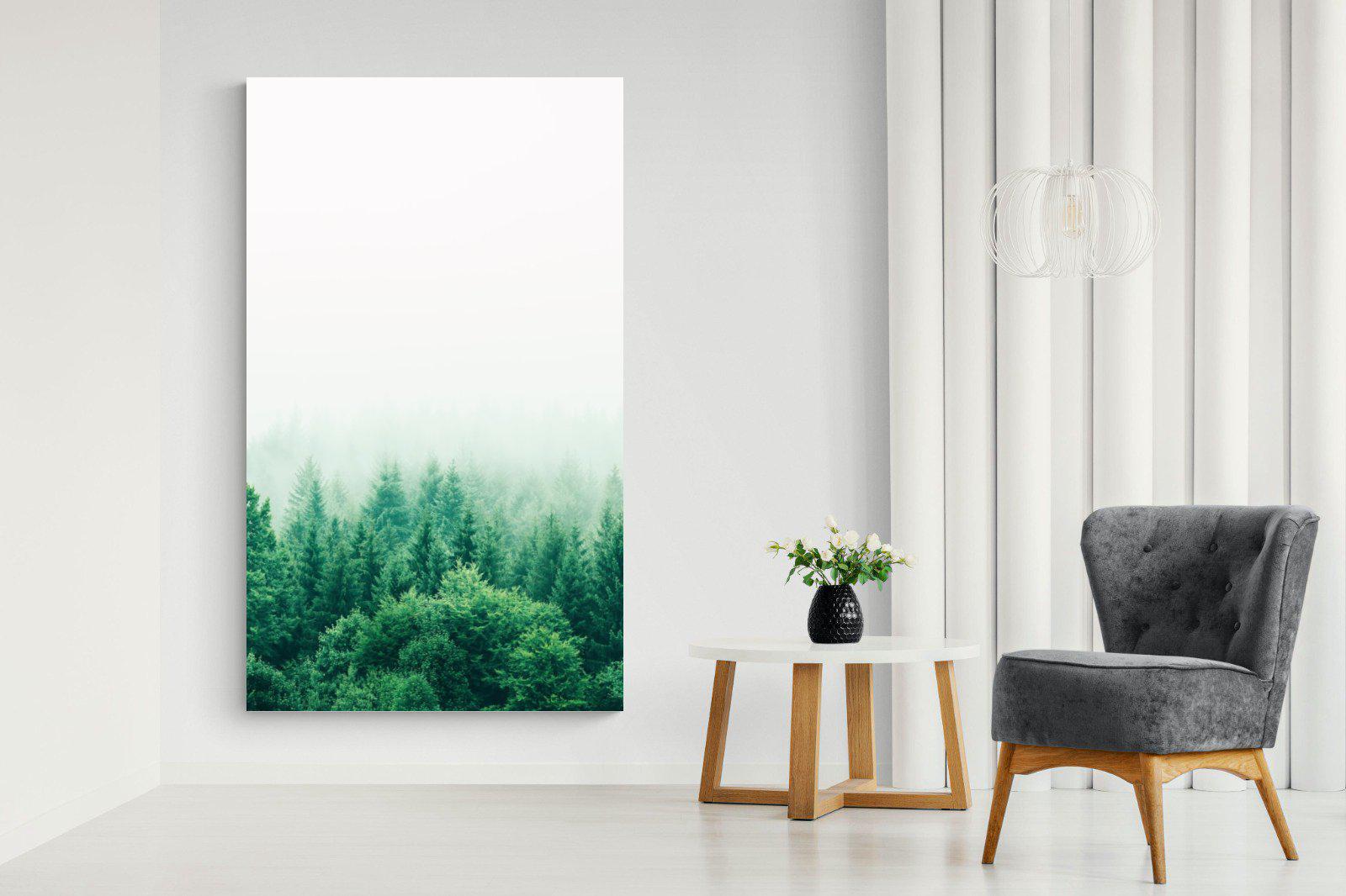 Nordic Forest-Wall_Art-130 x 220cm-Mounted Canvas-No Frame-Pixalot