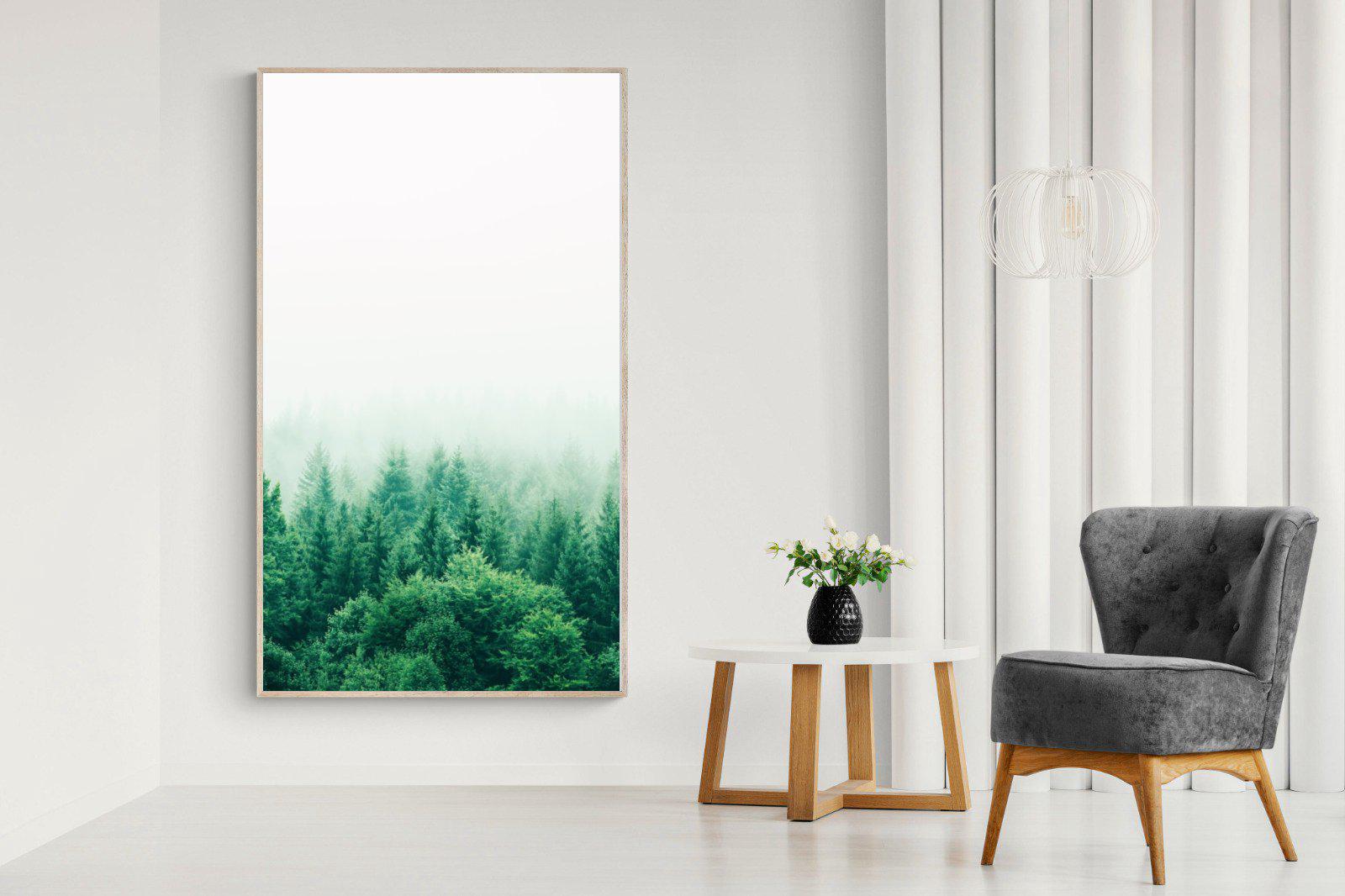Nordic Forest-Wall_Art-130 x 220cm-Mounted Canvas-Wood-Pixalot