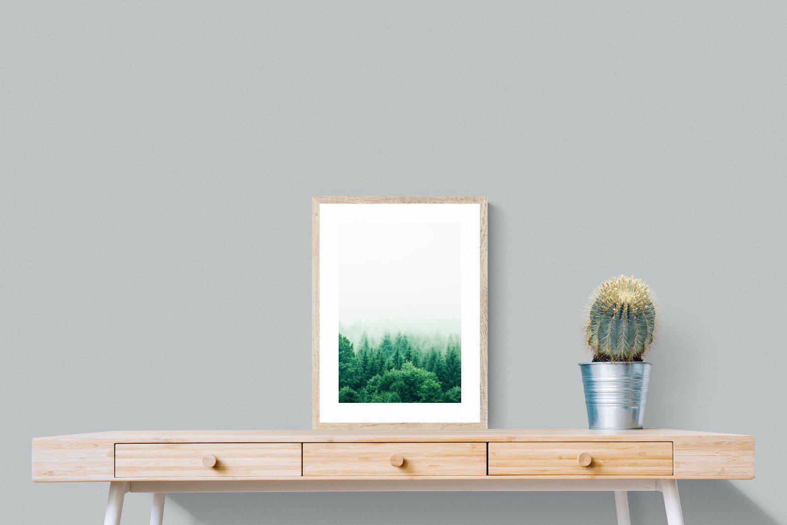 Nordic Forest-Wall_Art-45 x 60cm-Framed Print-Wood-Pixalot