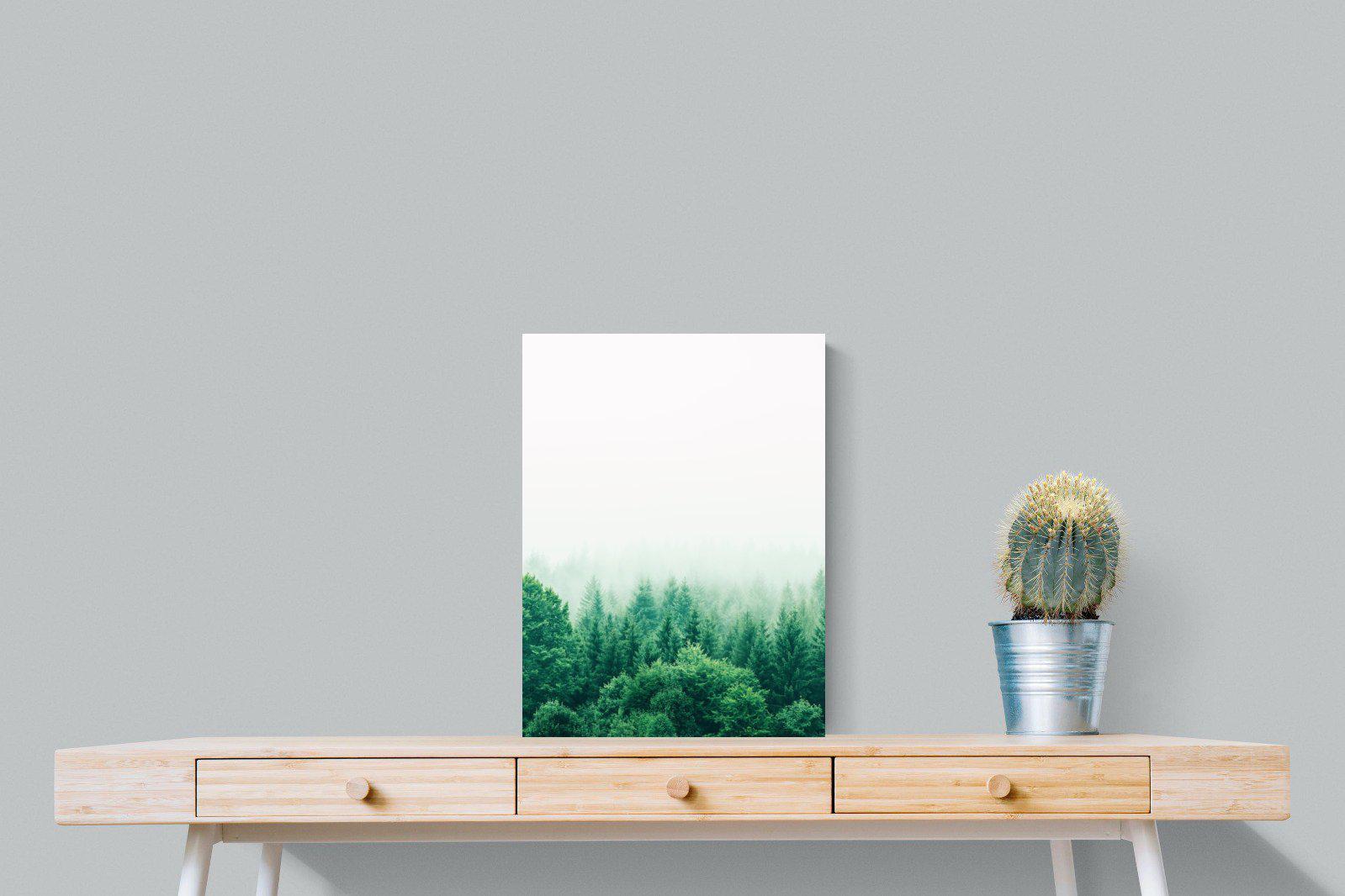 Nordic Forest-Wall_Art-45 x 60cm-Mounted Canvas-No Frame-Pixalot