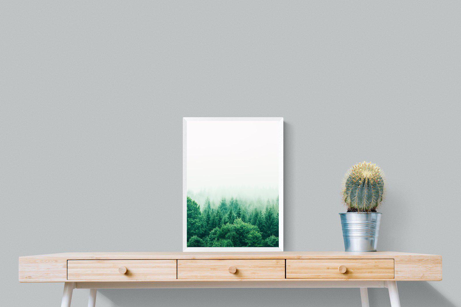 Nordic Forest-Wall_Art-45 x 60cm-Mounted Canvas-White-Pixalot