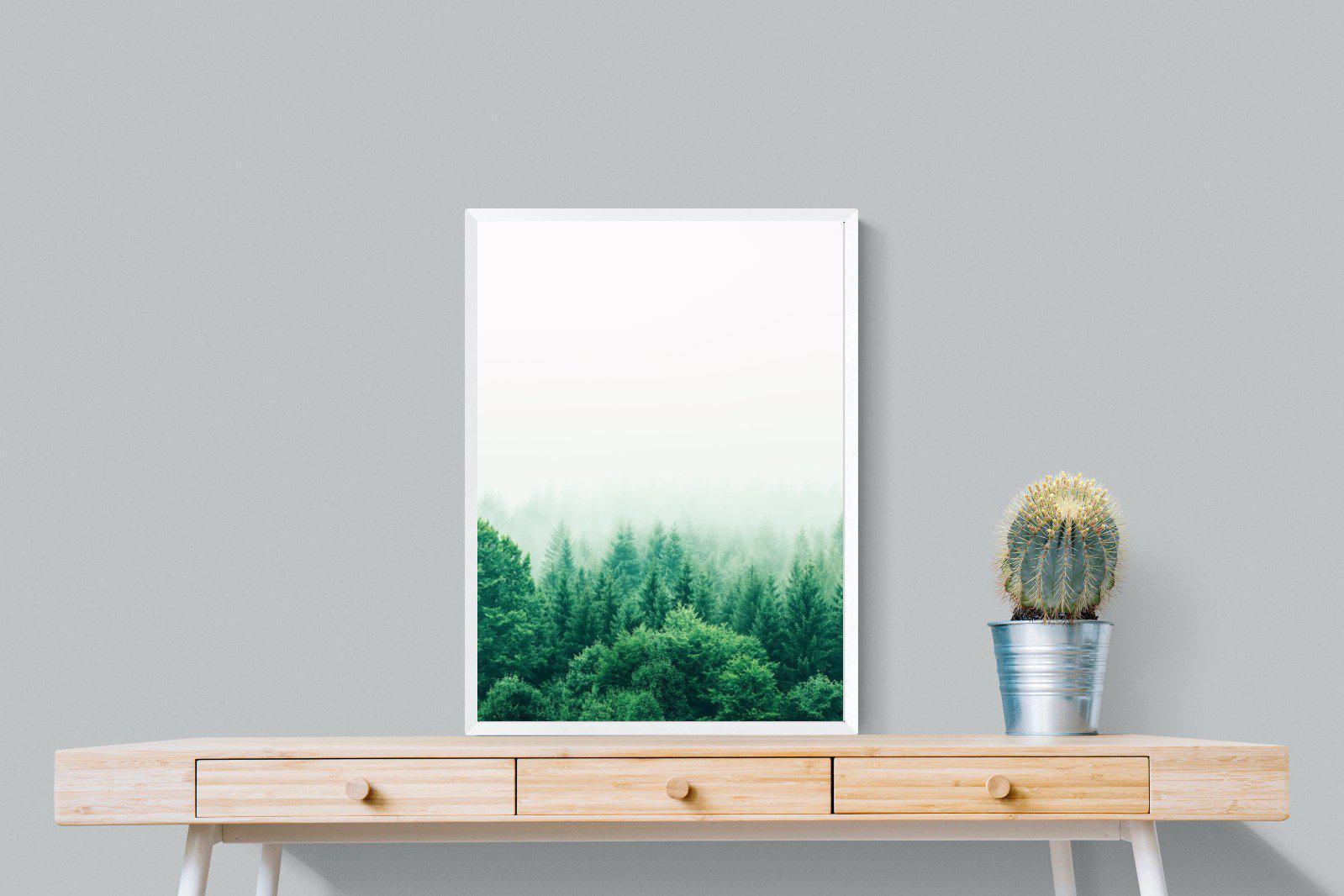 Nordic Forest-Wall_Art-60 x 80cm-Mounted Canvas-White-Pixalot