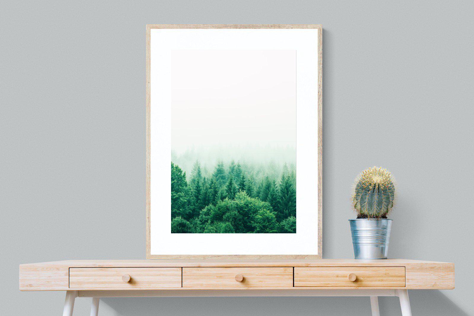 Nordic Forest-Wall_Art-75 x 100cm-Framed Print-Wood-Pixalot