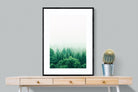 Nordic Forest-Wall_Art-75 x 100cm-Framed Print-Black-Pixalot
