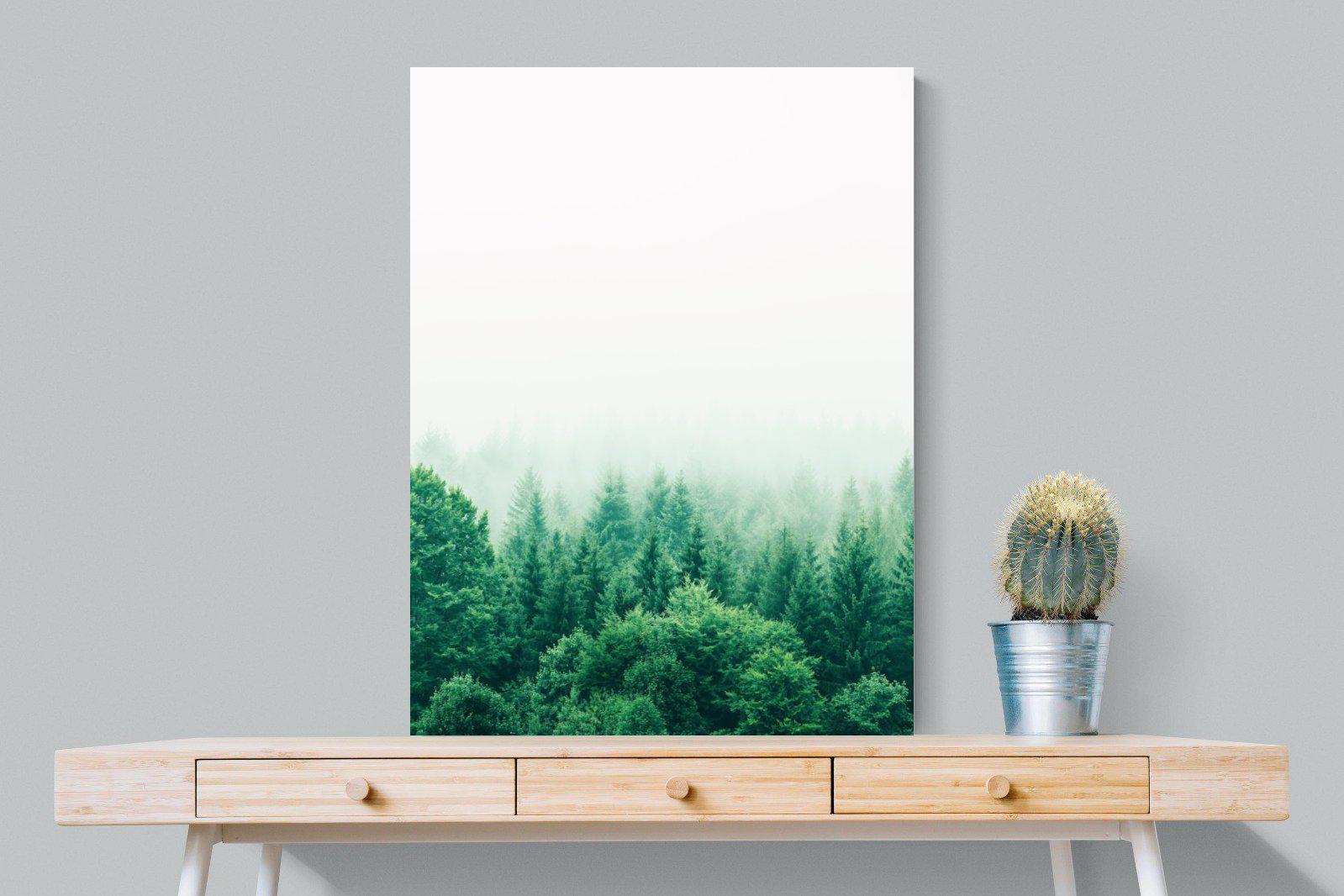 Nordic Forest-Wall_Art-75 x 100cm-Mounted Canvas-No Frame-Pixalot