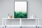 Nordic Forest-Wall_Art-90 x 120cm-Mounted Canvas-Black-Pixalot