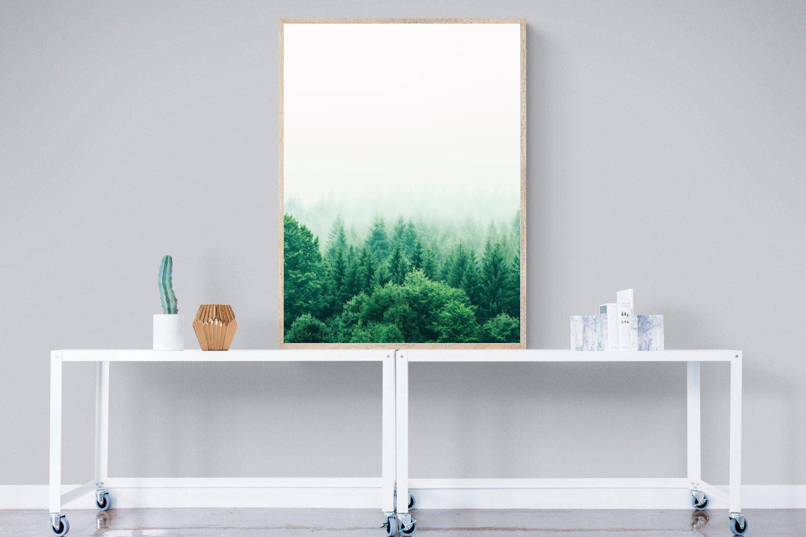 Nordic Forest-Wall_Art-90 x 120cm-Mounted Canvas-Wood-Pixalot