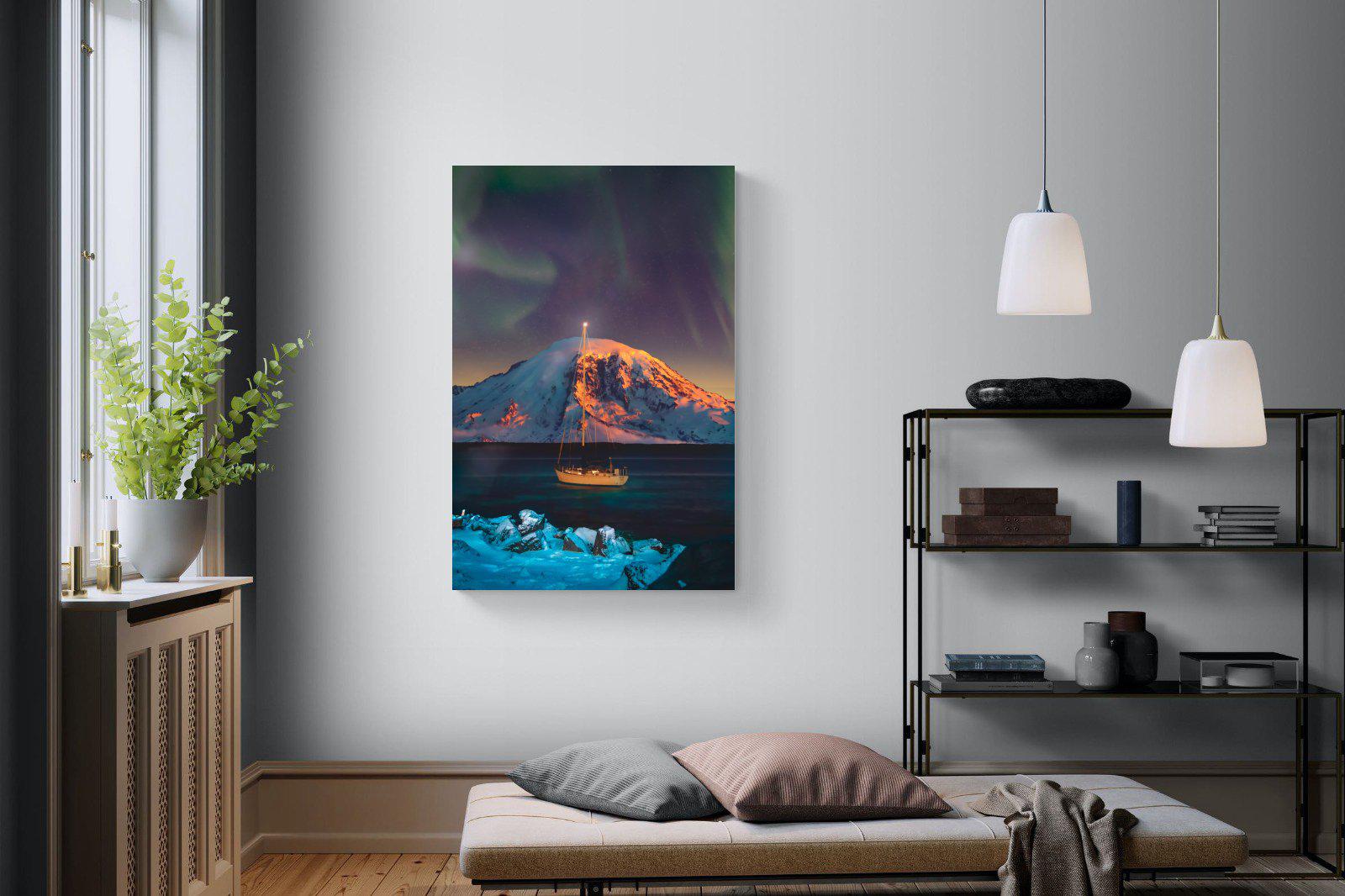 Northern Lights Voyage-Wall_Art-100 x 150cm-Mounted Canvas-No Frame-Pixalot