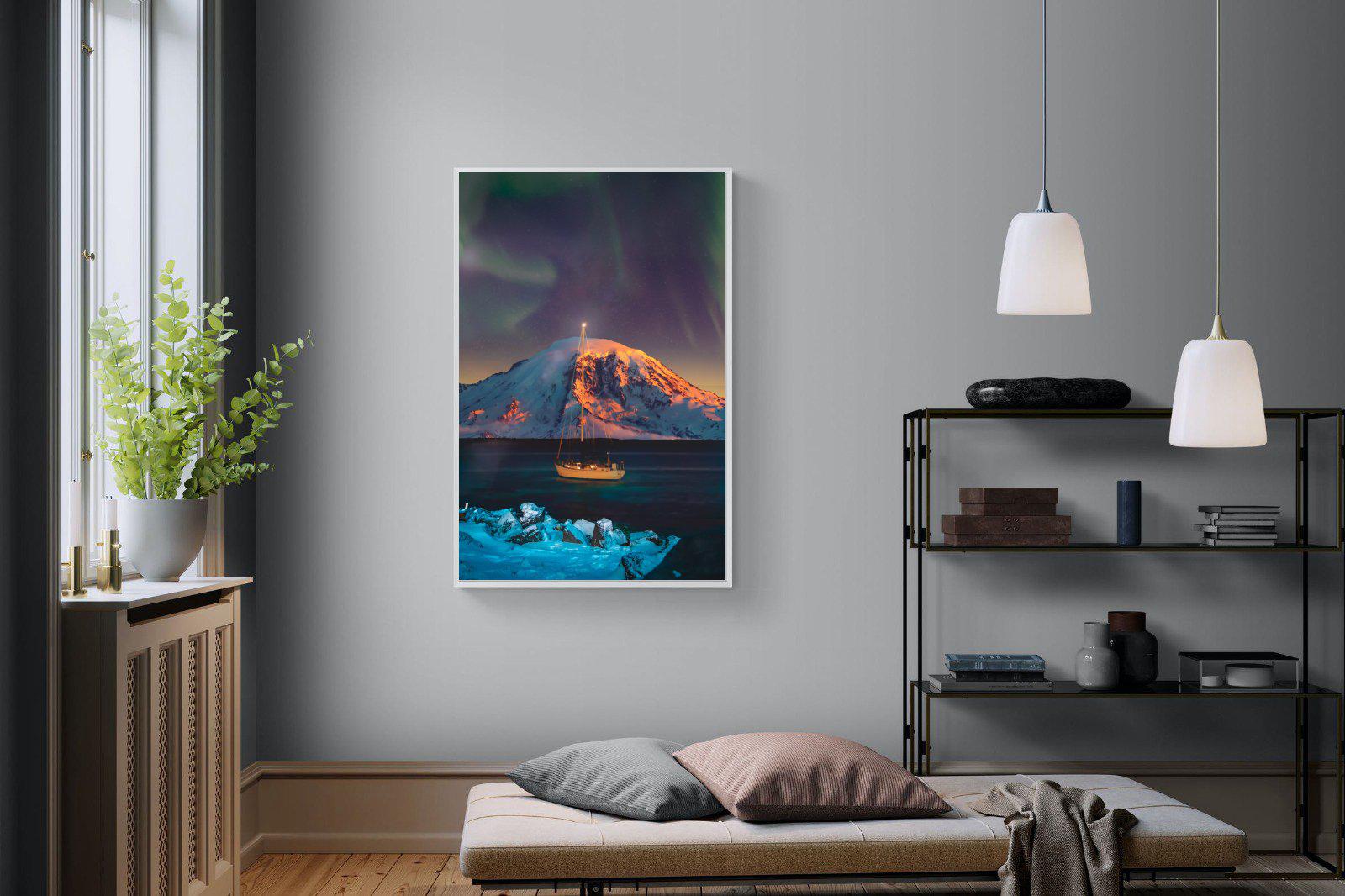 Northern Lights Voyage-Wall_Art-100 x 150cm-Mounted Canvas-White-Pixalot
