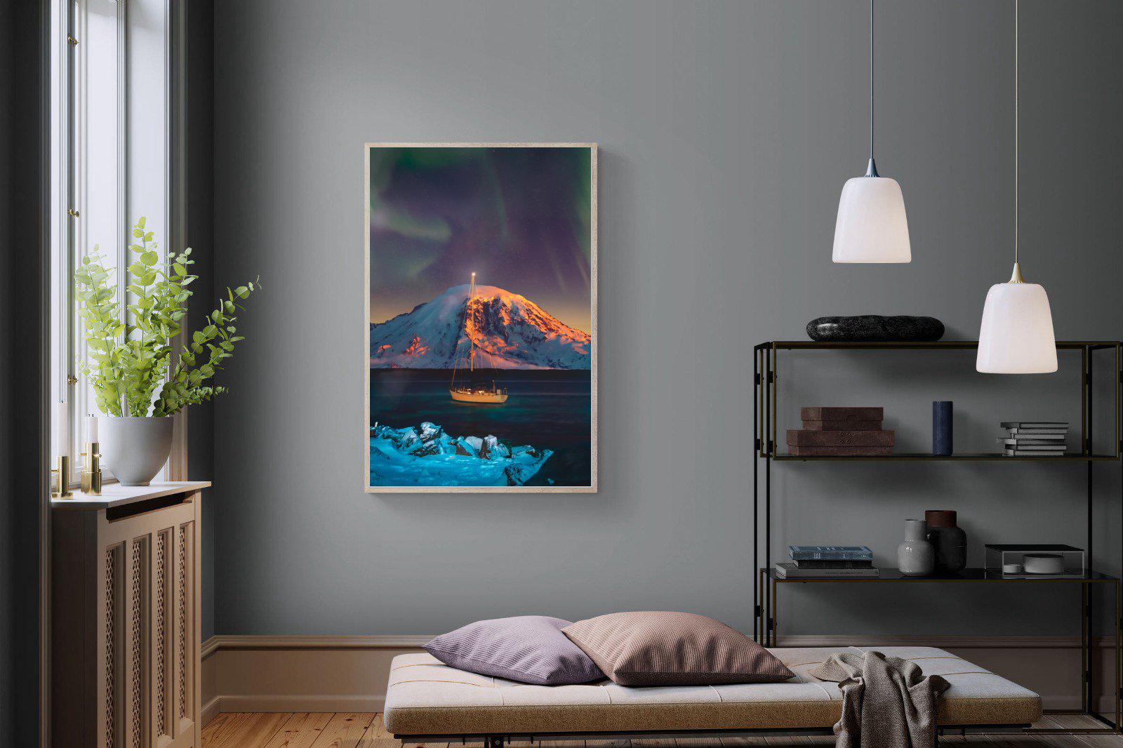 Northern Lights Voyage-Wall_Art-100 x 150cm-Mounted Canvas-Wood-Pixalot