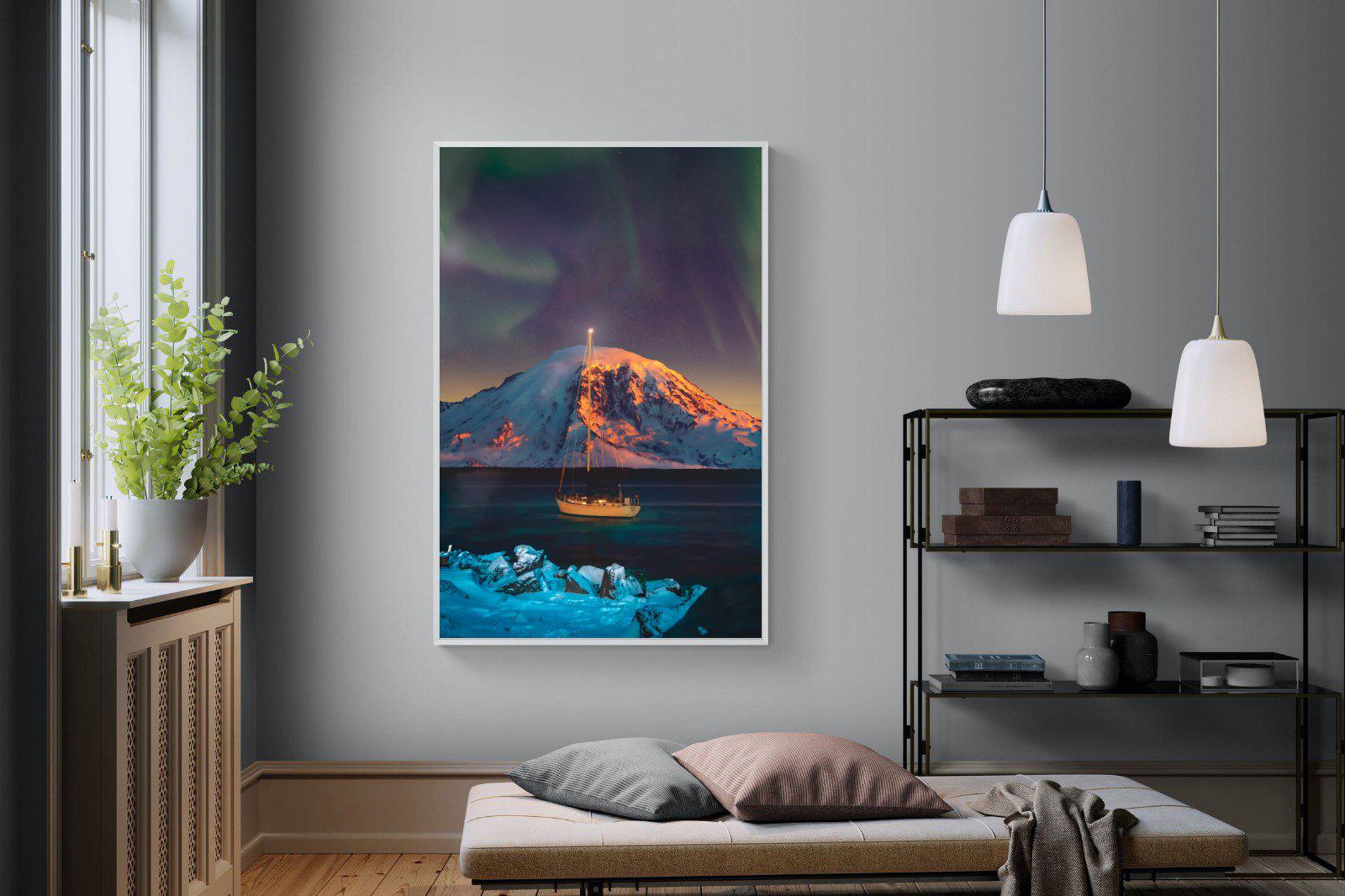 Northern Lights Voyage-Wall_Art-120 x 180cm-Mounted Canvas-White-Pixalot