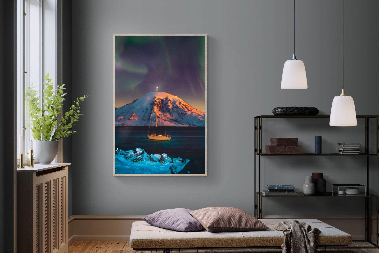 Northern Lights Voyage-Wall_Art-120 x 180cm-Mounted Canvas-Wood-Pixalot
