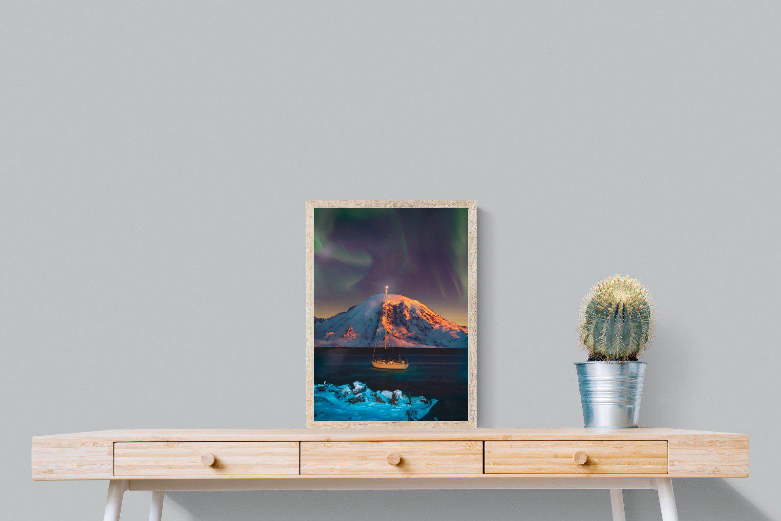 Northern Lights Voyage-Wall_Art-45 x 60cm-Mounted Canvas-Wood-Pixalot