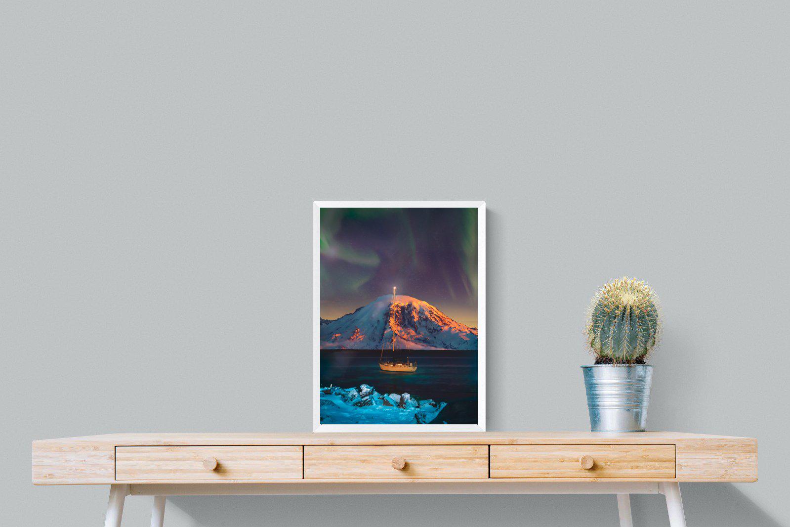 Northern Lights Voyage-Wall_Art-45 x 60cm-Mounted Canvas-White-Pixalot