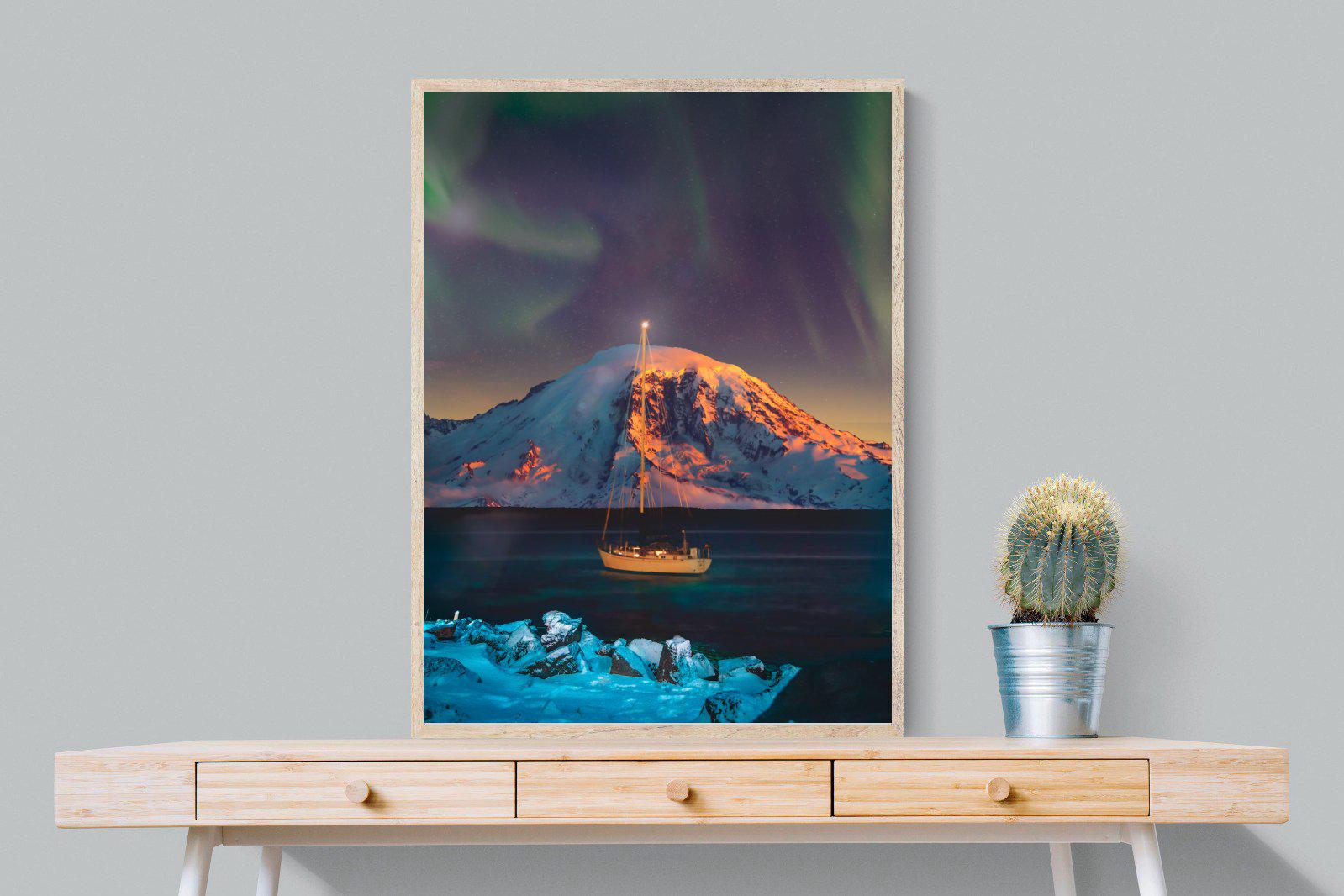 Northern Lights Voyage-Wall_Art-75 x 100cm-Mounted Canvas-Wood-Pixalot