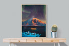 Northern Lights Voyage-Wall_Art-75 x 100cm-Mounted Canvas-Wood-Pixalot