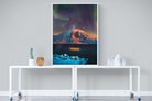 Northern Lights Voyage-Wall_Art-90 x 120cm-Mounted Canvas-White-Pixalot
