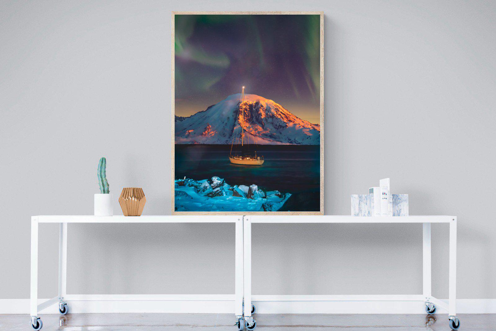 Northern Lights Voyage-Wall_Art-90 x 120cm-Mounted Canvas-Wood-Pixalot