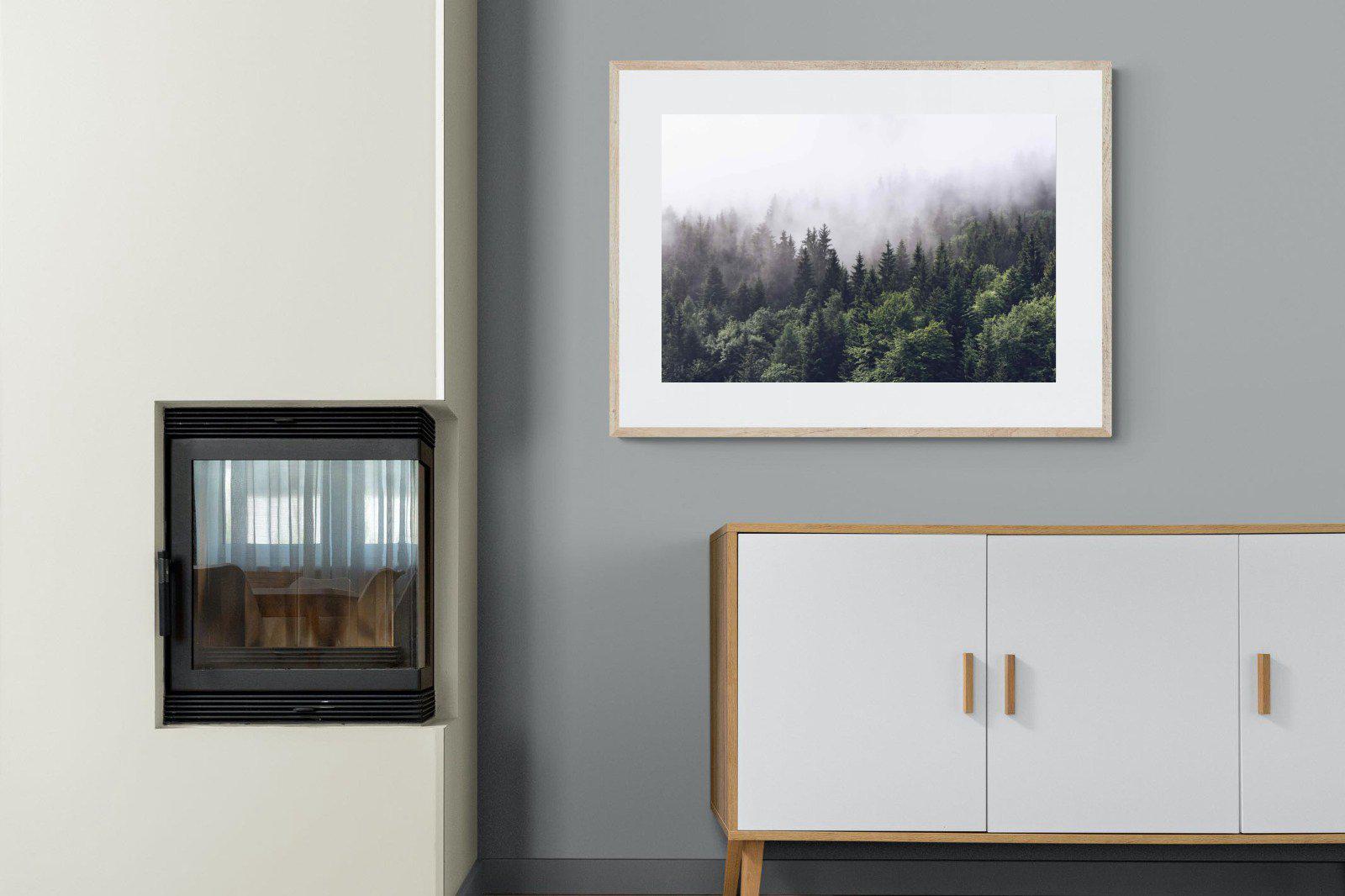 Norwegian Forest-Wall_Art-100 x 75cm-Framed Print-Wood-Pixalot