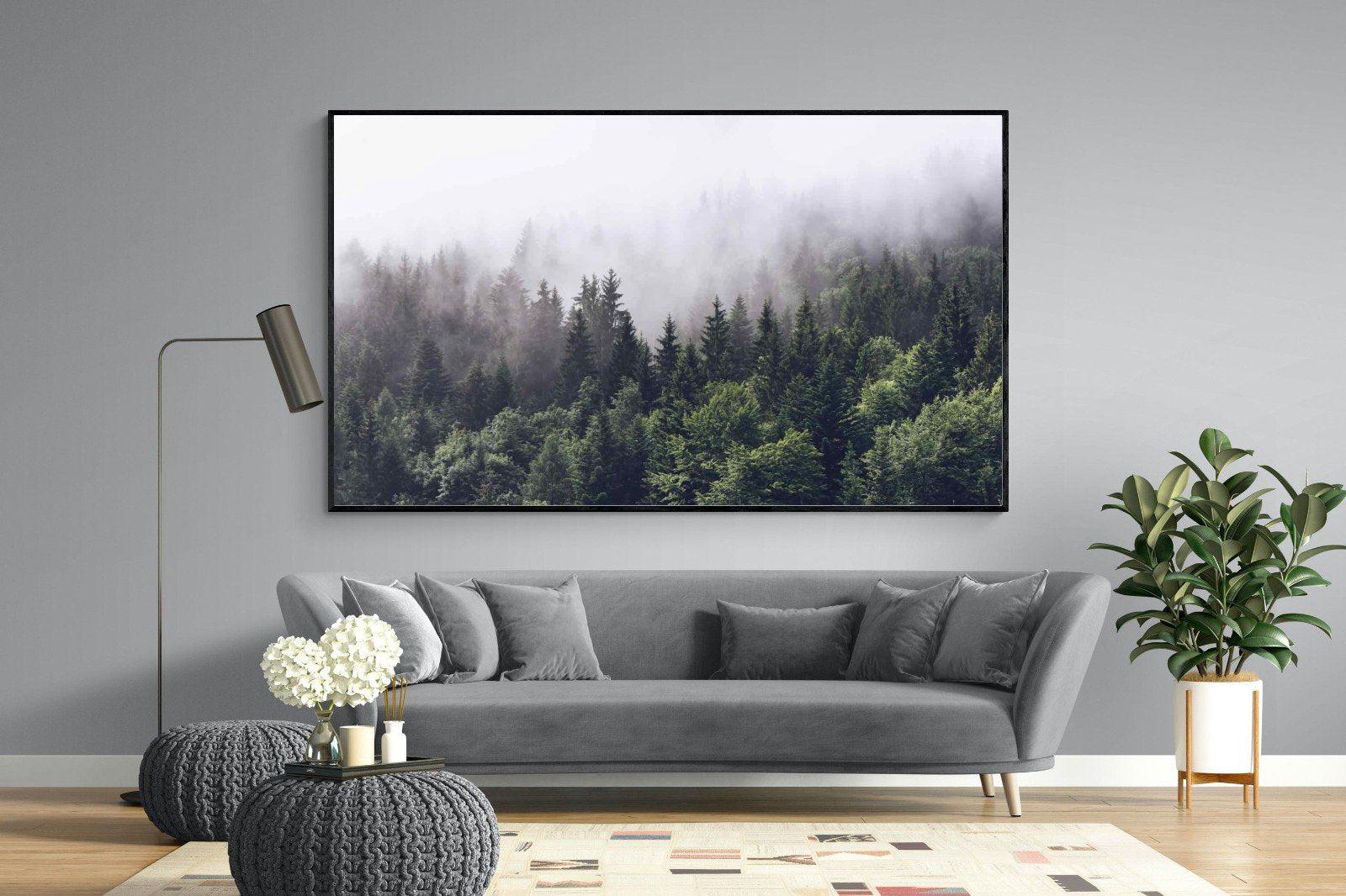 Norwegian Forest-Wall_Art-220 x 130cm-Mounted Canvas-Black-Pixalot