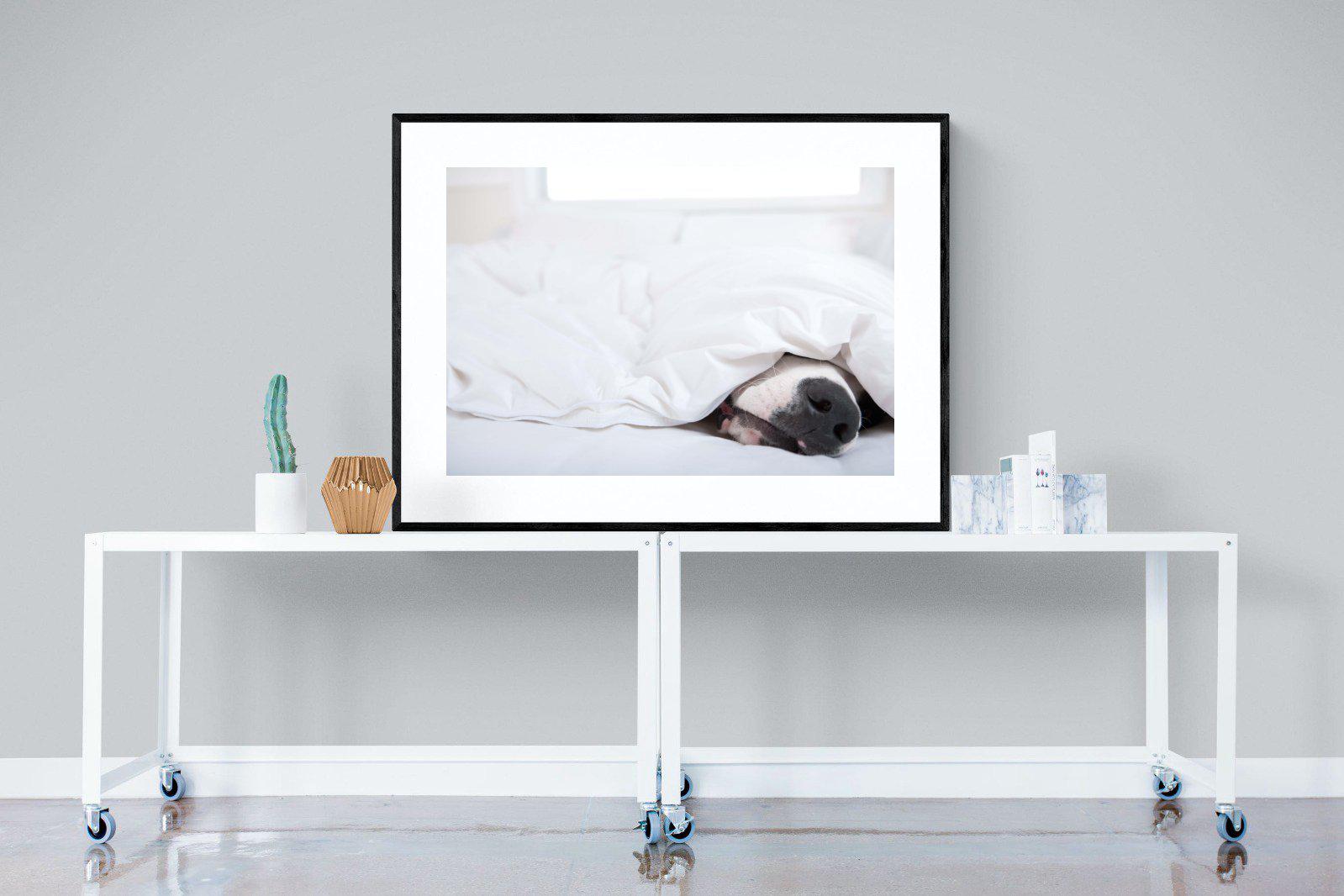 Nose-Wall_Art-120 x 90cm-Framed Print-Black-Pixalot
