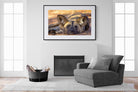 Not So Wild Dog-Wall_Art-150 x 100cm-Framed Print-Black-Pixalot