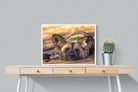 Not So Wild Dog-Wall_Art-80 x 60cm-Mounted Canvas-White-Pixalot