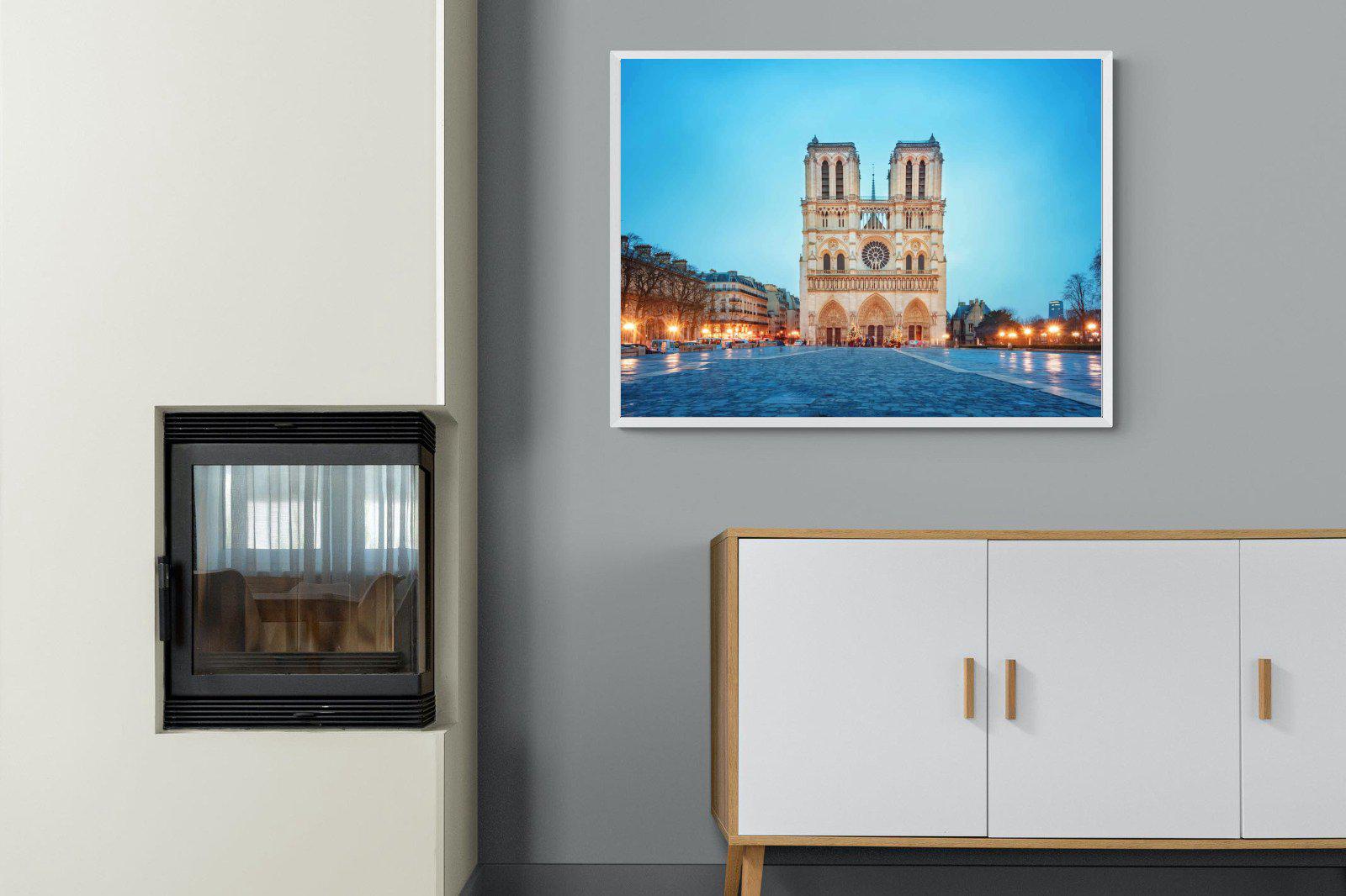 Notre-Dame-Wall_Art-100 x 75cm-Mounted Canvas-White-Pixalot