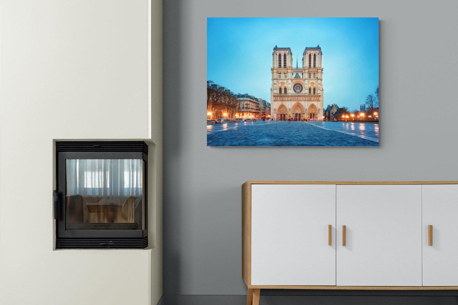 Notre-Dame-Wall_Art-100 x 75cm-Mounted Canvas-No Frame-Pixalot