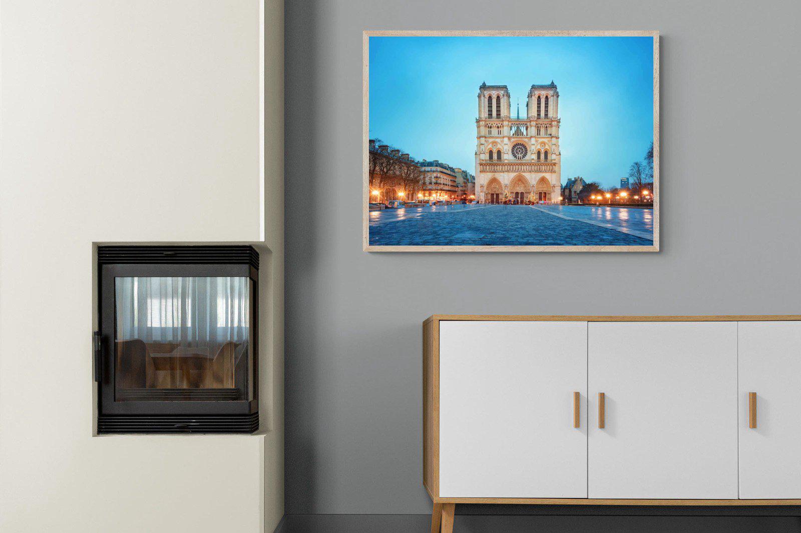 Notre-Dame-Wall_Art-100 x 75cm-Mounted Canvas-Wood-Pixalot