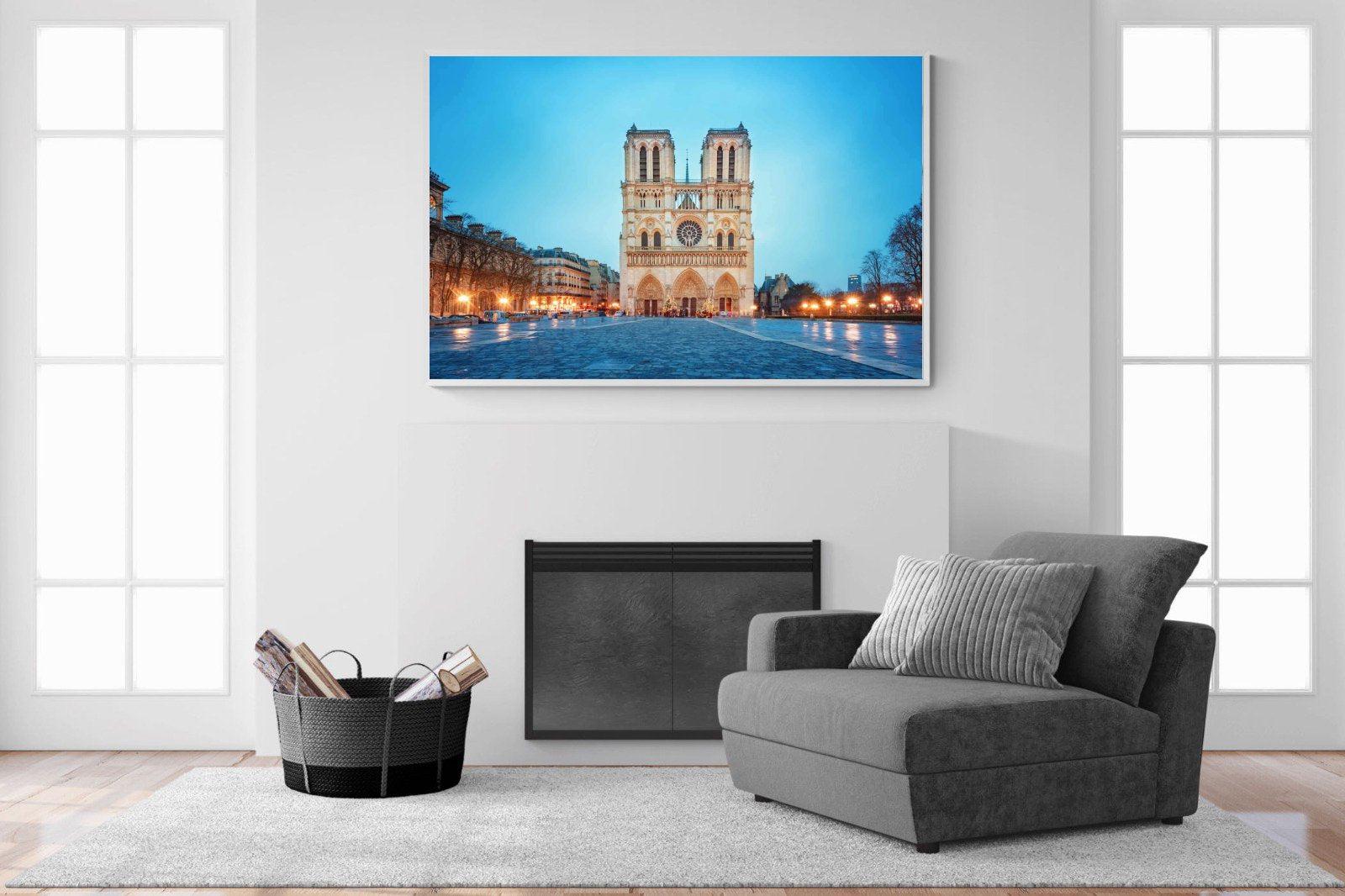 Notre-Dame-Wall_Art-150 x 100cm-Mounted Canvas-White-Pixalot