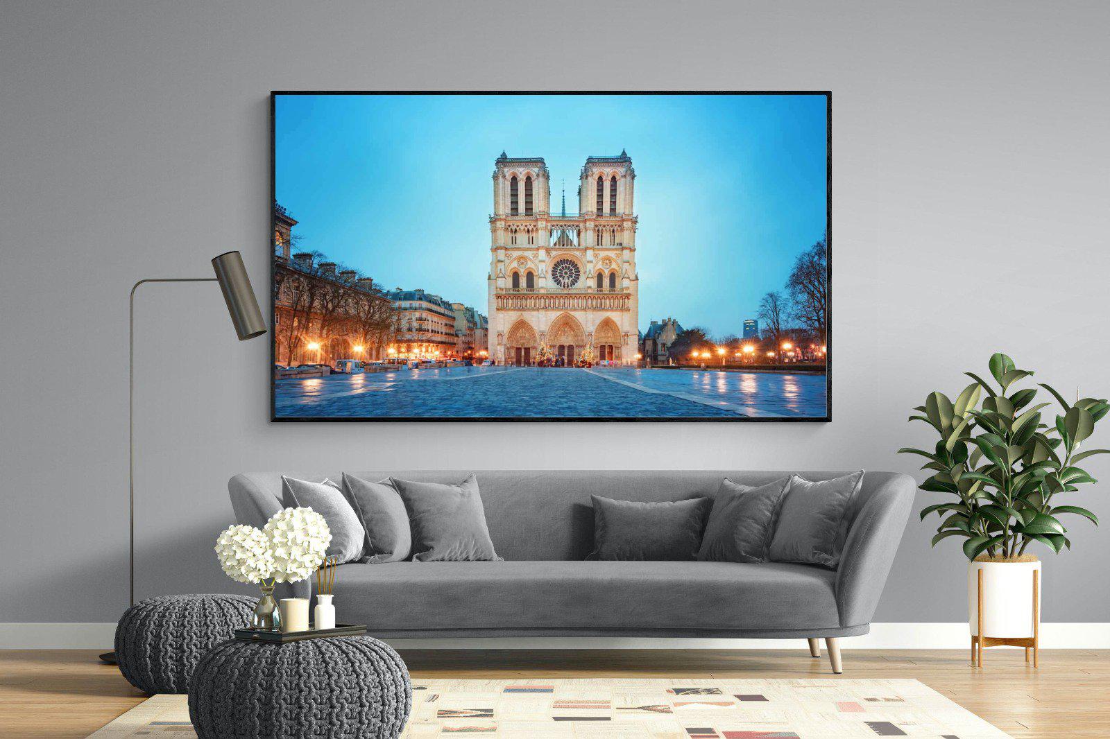 Notre-Dame-Wall_Art-220 x 130cm-Mounted Canvas-Black-Pixalot