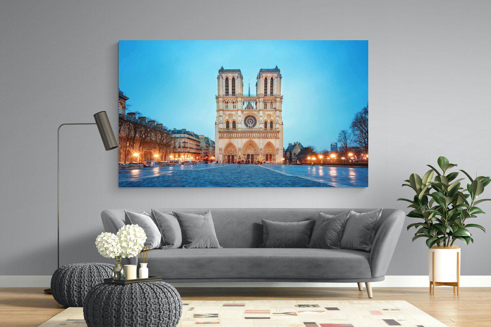 Notre-Dame-Wall_Art-220 x 130cm-Mounted Canvas-No Frame-Pixalot
