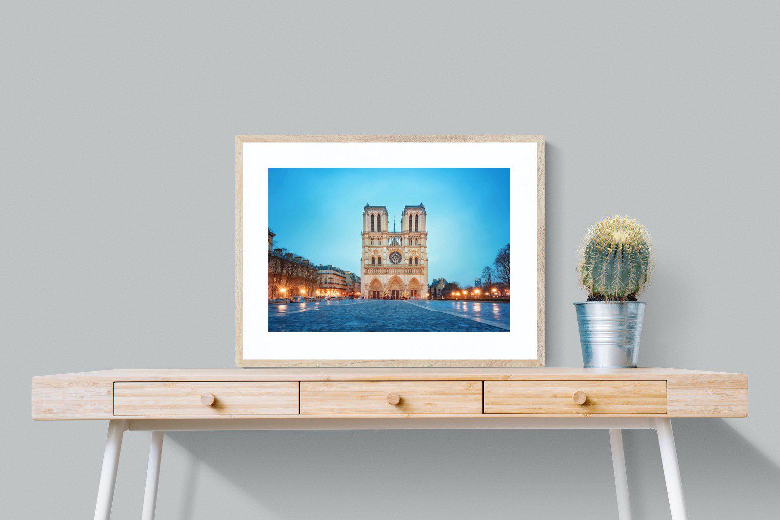 Notre-Dame-Wall_Art-80 x 60cm-Framed Print-Wood-Pixalot