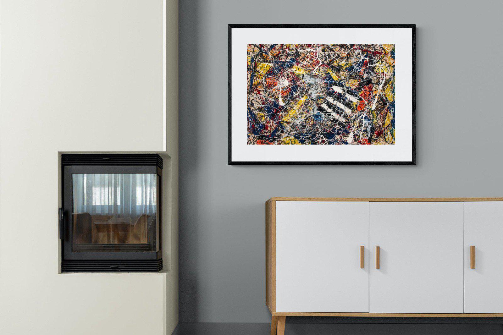 Number-17A-Wall_Art-100 x 75cm-Framed Print-Black-Pixalot