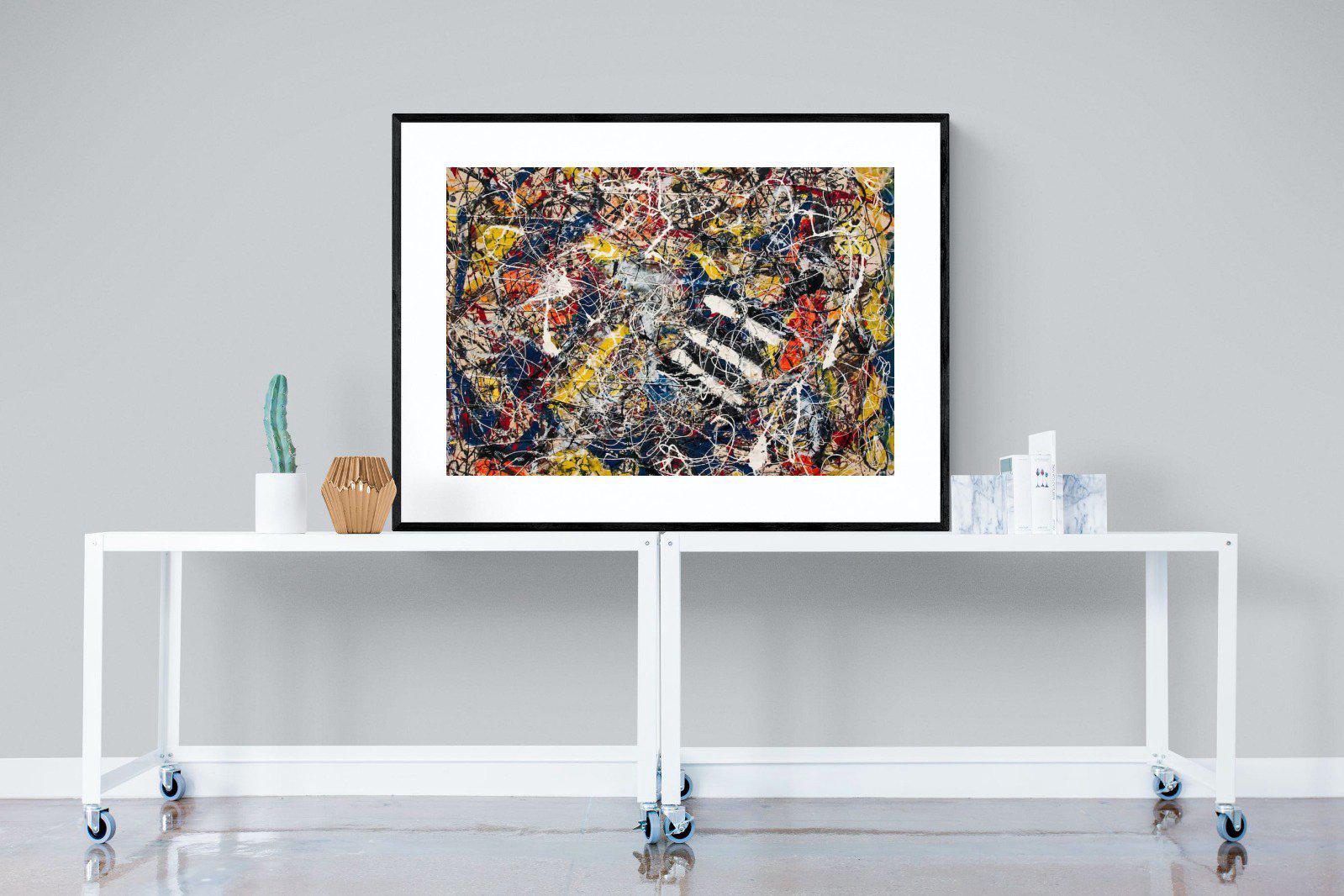Number-17A-Wall_Art-120 x 90cm-Framed Print-Black-Pixalot