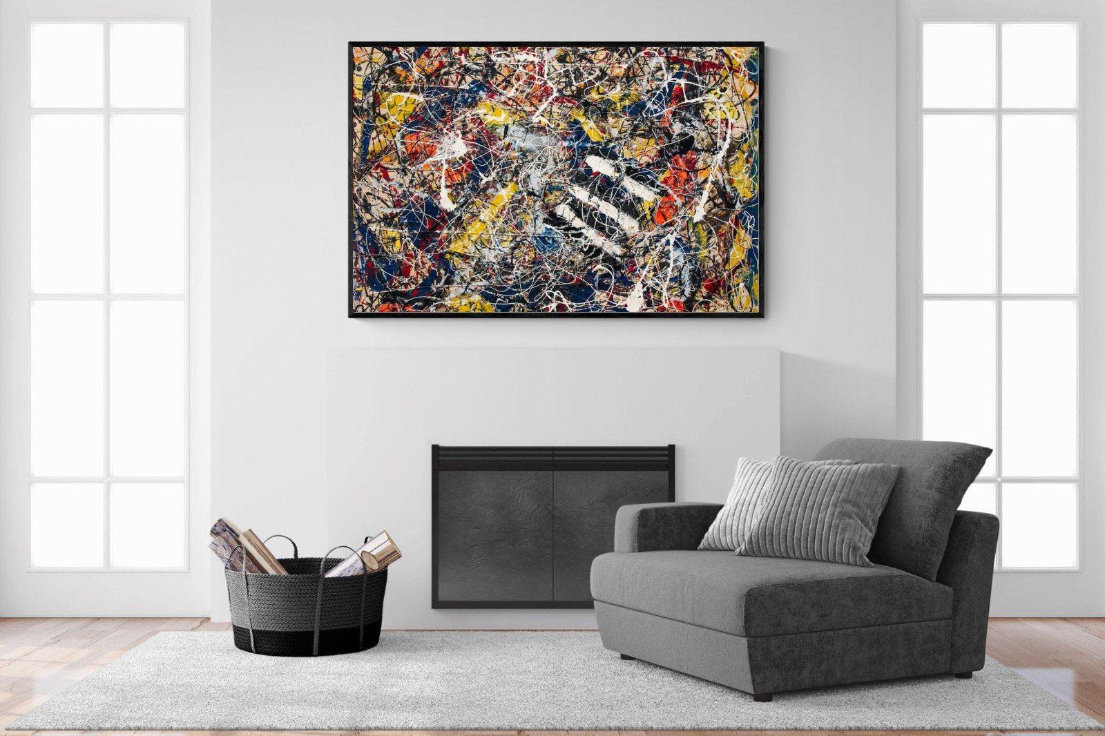 Number-17A-Wall_Art-150 x 100cm-Mounted Canvas-Black-Pixalot