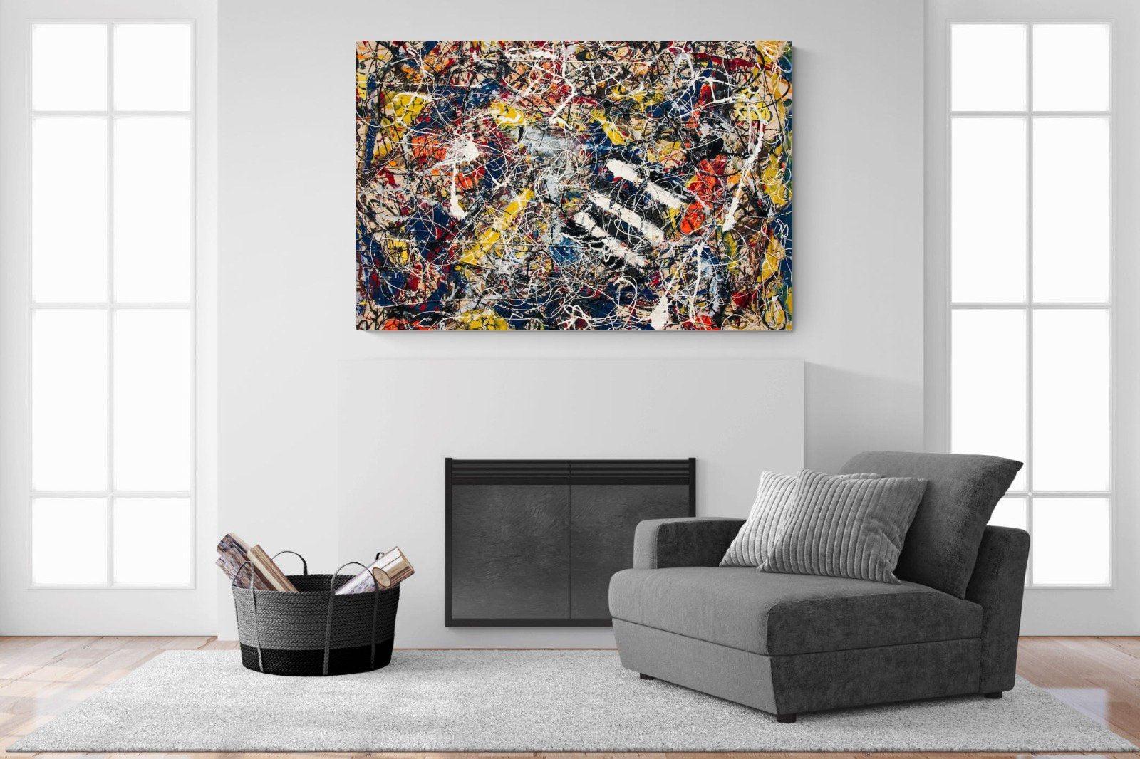 Number-17A-Wall_Art-150 x 100cm-Mounted Canvas-No Frame-Pixalot